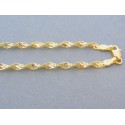 Zlatá retiazka žlté zlato točený vzor DR565592Z 14 karátov 585/1000 5.92g