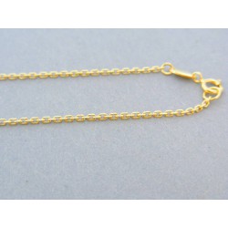 Zlatá retiazka žlté zlato ručný vzor DR42236Z 14 karátov 585/1000 2.36g