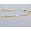 Zlatá retiazka žlté zlato ručný vzor DR42236Z 14 karátov 585/1000 2.36g