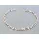 Strieborný náramok vzor figáro DNS215633 925/1000 6.33g