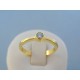 Zlatý dámsky prsteň žlté zlato diamant VP63385Z 14 karátov 585/1000 3.85g