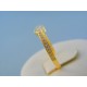Zlatý dámsky prsteň žlté zlato číre zirkóny DP55168Z 14 karátov 585/1000 1.68g