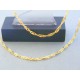 Zlatá retiazka žlté zlato vzor singapúr DR46218Z 14 karátov 585/1000 2.18g