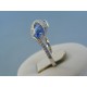 Strieborný dámsky prsteň modrý kameň VPS54305 925/1000 3.05g
