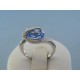 Strieborný dámsky prsteň modrý kameň VPS54305 925/1000 3.05g
