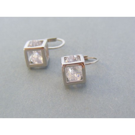 Strieborné dámske náušnice zirkón VAS423 925/1000 4.23g