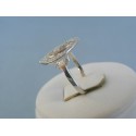 Strieborný dámsky prsteň číre zirkóny DPS53231 925/1000 2.31g