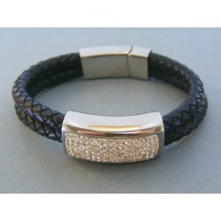 Dámsky náramok ch. oceľ kamienky swarovského DNO214134 316L 41.34g