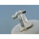 Strieborný dámsky prsteň číre zirkóny DPS54620 925/1000 6.20g
