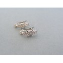 Strieborné dámske náušnice číre zirkóny DAS122 925/1000 1.22g