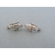 Strieborné dámske náušnice číre zirkóny DAS122 925/1000 1.22g