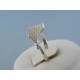 Strieborný dámsky prsteň posiaty kamienkami DPS52263 925/1000 2.63g