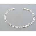 Strieborný náramok vzor figáro DNS205459 925/1000 4.59g