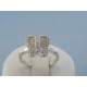 Strieborný dámsky prsteň motýľ kamienky VPS57331 925/1000 3.31g