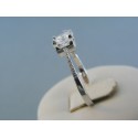 Strieborný dámsky prsteň číre zirkóny DPS54299 925/1000 2.99g
