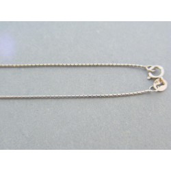 Zlatá retiazka biele zlato jemný vzor VDR455159B 14 karátov 585/1000 1.59g