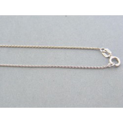 Zlatá retiazka biele zlato jemný vzor VDR40145B 14 karátov 585/1000 1.45g