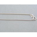 Zlatá retiazka biele zlato jemný vzor VDR40145B 14 karátov 585/1000 1.45g