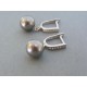 Strieborné dámske náušnice perla VAS480 925/1000 4.80g