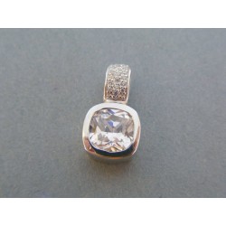 Strieborný dámsky prívesok číre zirkóny DIS328 925/1000 3.28g