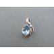 Strieborný dámsky prívesok zirkón VIS144 925/1000 1.44g
