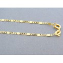 Zlatá retiazka platničky žlté zlato DR42213Z 14 karátov 585/1000 2.13g