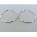 Strieborné dámske náušnice kruhy vtlačený vzor VAS580 925/1000 5.80g