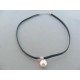 Strieborná dámska retiazka náhrdelnik perla kamienky DRS38430 925/1000 4.30g