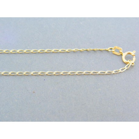 Zlatá retiazka žlté zlato oválne očká DR555243Z 14 karátov 585/1000 2.43g