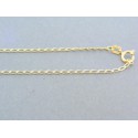 Zlatá retiazka žlté zlato oválne očká DR555243Z 14 karátov 585/1000 2.43g