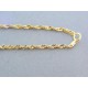 Zlatá retiazka vzor singapúr točená žlté zlato DR42370Z 14 karátov 585/1000 3.70g
