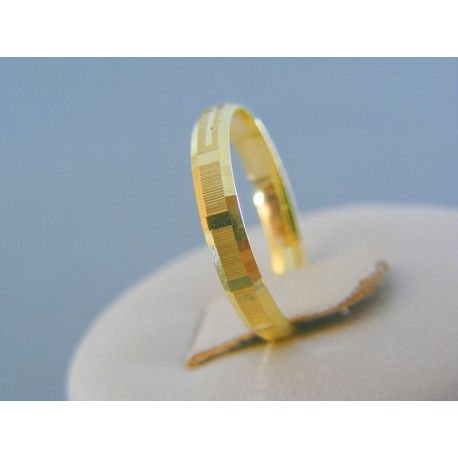 Zlatý prsteň ruženec žlté zlato DP56165Z 14 karátov 585/1000 1.65g