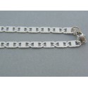 Retiazka ch. oceľ dámska platničky zdobená DRO501008 925/1000 10.08g