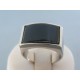 Pánsky prsteň ch. oceľ onyx DPO621170 316L 11.70g