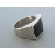Pánsky prsteň ch. oceľ onyx DPO621170 316L 11.70g