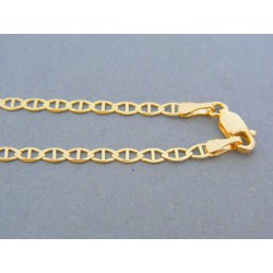 Zlatá retiazka žlté zlato oválne očká  DR455420Z 14 karátov 585/1000 4.20g