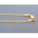 Zlatá retiazka žlté zlato oválne očká  DR455420Z 14 karátov 585/1000 4.20g