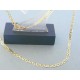Zlatá retiazka žlté zlato oválne očká  DR455420Z 14 karátov 585/1000 4.20g