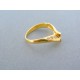 Zlatý dámsky prsteň žlté zlato jemné kamienky DP54290Z 14 karátov 585/1000 2.90g