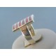Strieborný dámsky prsteň perleť  DPS56842 925/1000 8.42g