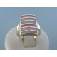 Strieborný dámsky prsteň perleť  DPS56842 925/1000 8.42g