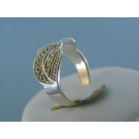 Strieborný dámsky prsteň zirkóny DPS51368 925/1000 3.68g