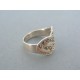 Strieborný dámsky prsteň zirkóny DPS51368 925/1000 3.68g