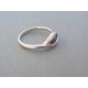 Strieborný dámsky prsteň fialový kameň VPS56281 925/1000 2.81g