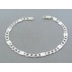 Strieborný náramok vzor figáro  VNS215597 925/1000 5.97g