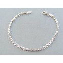 Strieborný náramok okrúhle očká VNS185339 925/1000 3.39g