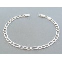 Strieborný náramok vzor figáro VNS205580 925/1000 5.80g