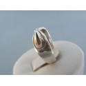 Strieborný dámsky prsteň zaujímavy tvar DPS53372 925/1000 3.72g