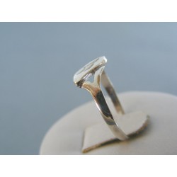 Strieborný dámsky prsteň vzorovaný DPS57128 925/1000 1.28g