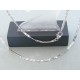 Zlatá retiazka biele zlato platničky jemný vzor DR45365B 14 karátov 585/1000 3.65g